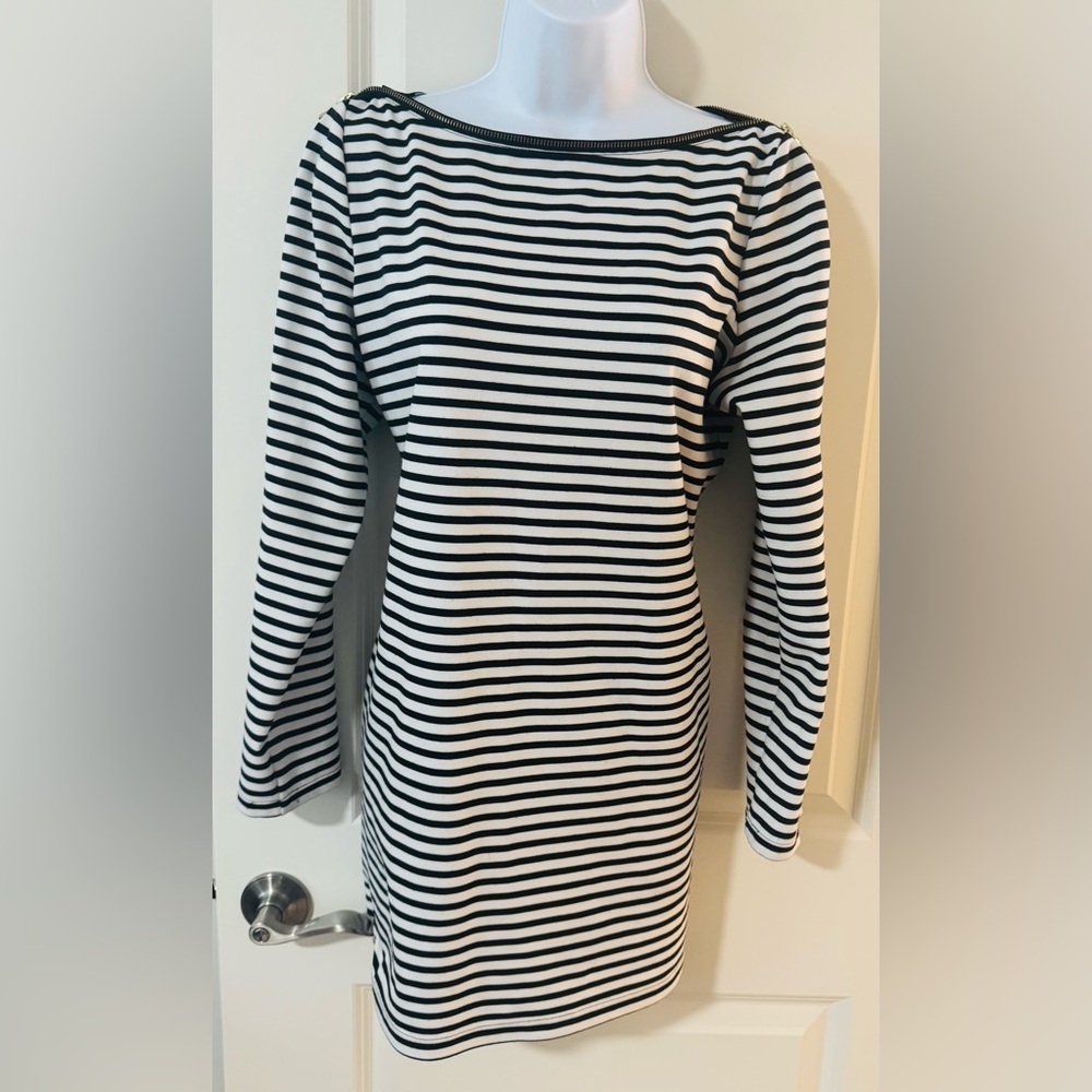 Rachel Zoe Maternity Black and White Striped Top